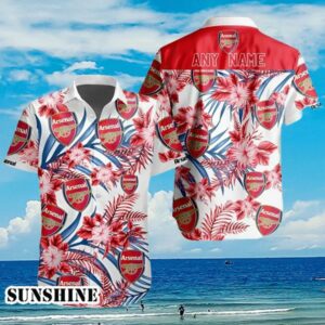 EPL Arsenal Football Club Personalized Hawaiian Shirt Aloha Shirt Aloha Shirt