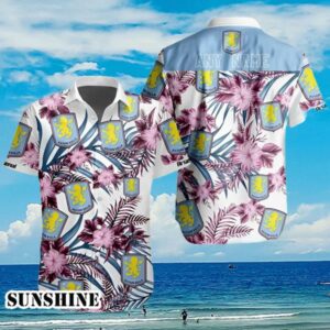 EPL Aston Villa Football Club Personalized Hawaiian Shirt Aloha Shirt Aloha Shirt
