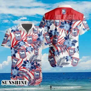EPL Ipswich Football Club Personalized Name Hawaiian Shirt Aloha Shirt Aloha Shirt