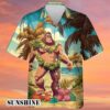 Funny Bigfoot Hawaiian Shirt Sasquatch Hawaiian Shirt Hawaiian Hawaiian
