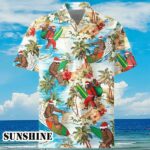 Funny Sasquatch Button Down Mens Hawaiian Shirt Aloha Shirt Aloha Shirt