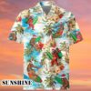 Funny Sasquatch Button Down Mens Hawaiian Shirt Hawaiian Hawaiian