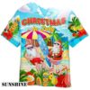 Funny Surfing Santa Claus Christmas In July Tropical Hawaiian Shirts Hawaaian Shirt Hawaaian Shirt