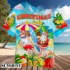 Funny Surfing Santa Claus Christmas In July Tropical Hawaiian Shirts Hawaaian Shirts Hawaaian Shirts