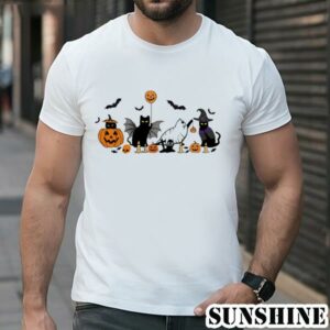 Ghost Cat halloween Black Cat Shirt For Cat Lover 1 TShirt