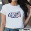 Harris 2024 Childless Cat Lady Shirt 2 Shirt