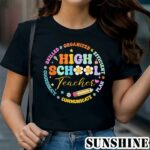 High School Teacher Back To School Retro Groovy T Shirt 1 TShirt