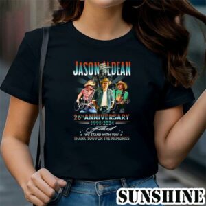 Jason Aldean 26th Anniversary 1998 2024 We Stand With You Thank You For The Memories T Shirt 1 TShirt