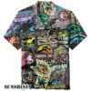 Jurassic Park Tropical Dinosaur Hawaiian Shirt Hawaaian Shirt Hawaaian Shirt