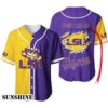 LSU TIGERS Custom Baseball Jersey Shirt 3 2