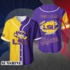 LSU TIGERS Custom Baseball Jersey Shirt 4 3