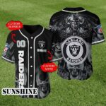 Las Vegas Raiders Baseball Jersey 3D NFL Gifts 1 1