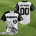 Las Vegas Raiders Baseball Jersey 3D NFL Personalized 1 1