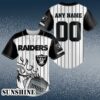 Las Vegas Raiders Baseball Jersey 3D NFL Personalized 2 1