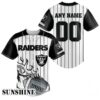 Las Vegas Raiders Baseball Jersey 3D NFL Personalized 3 2