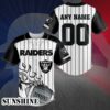 Las Vegas Raiders Baseball Jersey 3D NFL Personalized 4 3