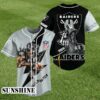 Las Vegas Raiders Custom Name Baseball Jersey Shirt 1 1