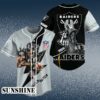 Las Vegas Raiders Custom Name Baseball Jersey Shirt 2 1