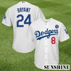 Los Angeles Dodgers Kobe Bryant 24 Baseball Jersey 1 1