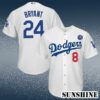 Los Angeles Dodgers Kobe Bryant 24 Baseball Jersey 2 1