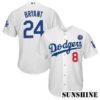 Los Angeles Dodgers Kobe Bryant 24 Baseball Jersey 3 2