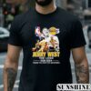 Los Angeles Lakers Nba Jerry West The Logo 1938 2024 Thank You For The Memories Signature Shirt 2 Shirt