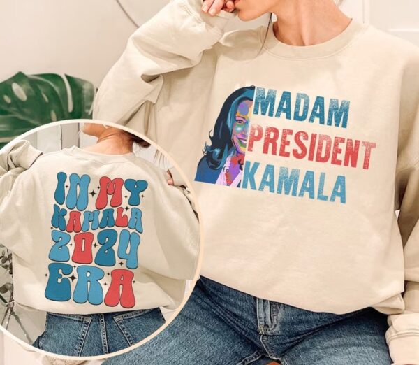 Madam President Kamala In My Kamala 2024 Era Shirts 1