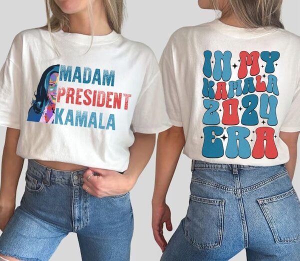 Madam President Kamala In My Kamala 2024 Era T Shirt 1