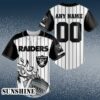 NFL Las Vegas Raiders Custom Name And Number Baseball Jersey 2 1