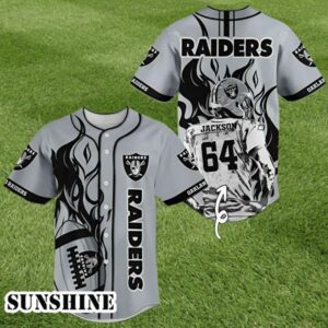 Oakland Raiders Baseball Jersey Personalized Gifts For Fans 1 1