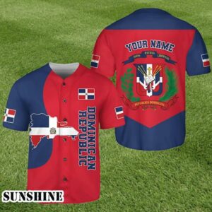 Personalized Dominican Republic Baseball Jersey Shirt 1 1