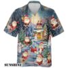 Santa Surfing Merry Christmas in July In Summer Hawaiian Shirt Hawaaian Shirt Hawaaian Shirt