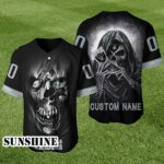 Skull Las Vegas Raiders Baseball Jersey Personalized 1 1