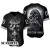 Skull Las Vegas Raiders Baseball Jersey Personalized 3 2