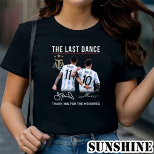 The Last Dance Messi And Di Maria Thank You For The Memories T Shirt 1 TShirt