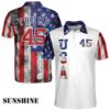 Trump 45 Pro Trump Smoke American Flag Baseball Jersey Hawaaian Shirt Hawaaian Shirt