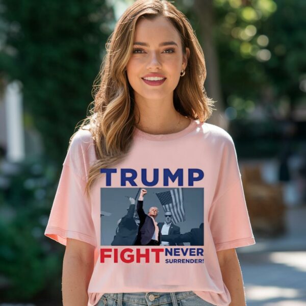Trump Assassination Photo Shirt Trump Campaign Shirt Trump 2024 Shirt Support Trump Shirts Donald Trump Legend Tee Republican Gifts 10 Pink Women 1