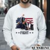 Trump Fight TShirt Trump Fist Pump Shot At Trump 2024 3 Sweatshirts