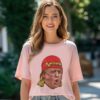 Trumpmania Wrestling Shirt 10 Pink Women 1