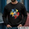 Wario and Mario as Wolverine and Deadpool shirt 3 Sweatshirts