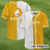 White And Yellow Split Bundaberg Baseball Jersey 1 1