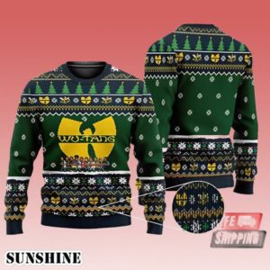 Wu Tang Clan Logo Christmas 3D Print Ugly Christmas Sweaters 1 1