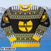 Wu Tang Clan Logo Snowflakes Yellow Black White Ugly Christmas Sweater 2 2
