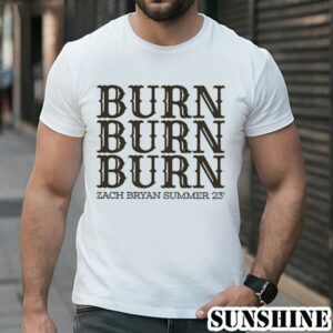 Zach Bryan Burn Burn Burn Tour Shirt 1 TShirt