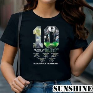 10 Years Of 2014 2024 Maleficent Thank You For The Memories T Shirt 1 TShirt