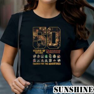 50 Years Of 1974 2024 Dungeons And Dragons Thank You For The Memories T Shirt 1 TShirt