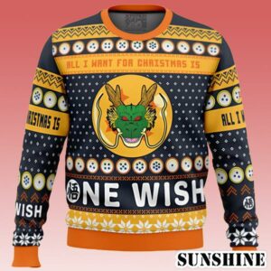 A Very Shenron Christmas Dragon Ball Z Ugly Christmas Sweater Xmas 1 1