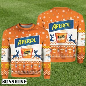 Aperol Spritz 3D Printed Christmas Sweater 1 1