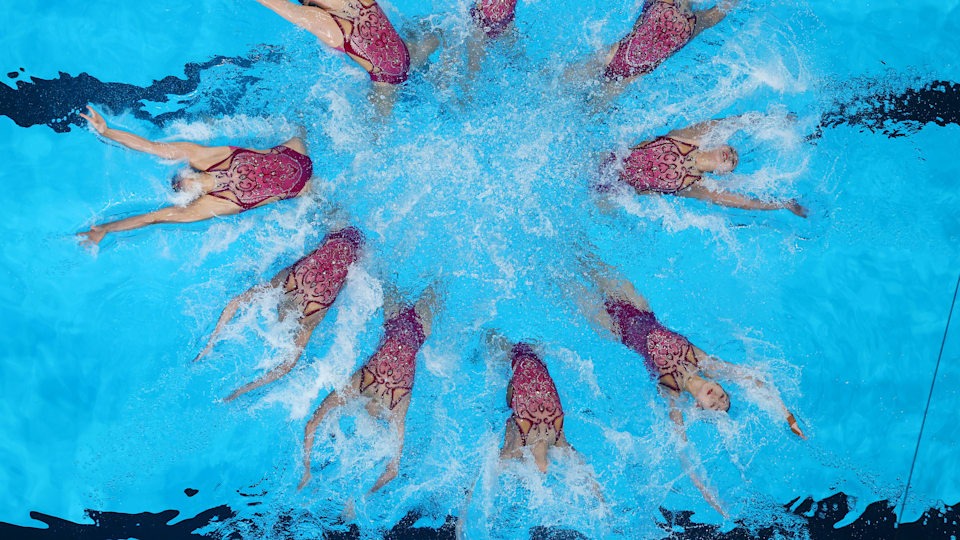 Artistic Swimming Olympics Team At Paris 2024