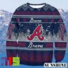 Atlanta Braves Big Logo MLB Unique For Holiday Ugly Christmas Sweater 2 2